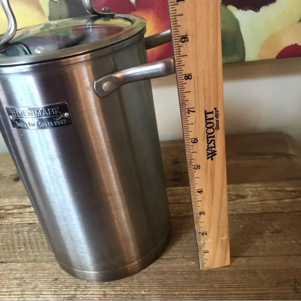 Denmark Tools For Cooks Stainless Pot with Basket Asparagus Steamer